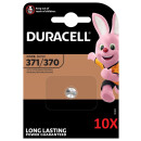 10x Duracell Uhrenbatterie D371/370 1,55V 40mAh AgO Blister