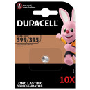 10x Duracell Uhrenbatterie D395 D399 1,55V 55mAh Blister