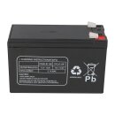 Multipower MP7-12B Bleiakku 12V 7Ah AGM VdS G114073 Faston 6,3mm F2