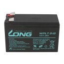 Kung long lead acid battery 12v 7.2Ah wpl7.2-12-m-f2 longlife 10 years