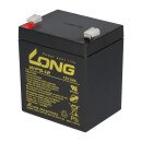 Kung Long lead battery 12v 5Ah wp5-12 Faston 6,3 mm