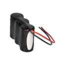 Notleuchtenakku 3,6V 4500mAh NiCd F1x3 – 20 cm Kabel
