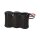 Notleuchtenakku 3,6V 4500mAh NiCd F1x3 – 20 cm Kabel