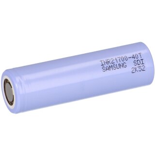 Samsung INR21700-40T 3,6V 4000mAh 35A Li-Ion-Akku 21700