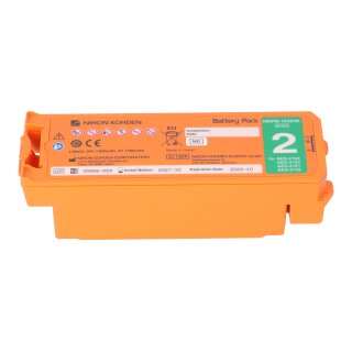 Original Nihon Kohden Lithiumbatterie für Defibrillator Cardiolife AED2100
