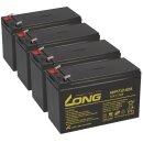 USV Akkusatz kompatibel ZINTO D 1440 AGM Blei Notstrom Batterie
