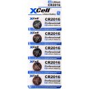 XCell CR2016 Lithium-Knopfzelle 3V / 90mAh