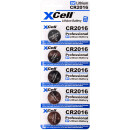 100x cr2016 lithium coin cell 3v / 90mAh (20x pack of 5)