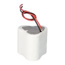 Notleuchtenakku 3,6V 4,0Ah NiCd D1x3 Pyramide – 20 cm Kabel – passend für D31NICD4000 / NICD4000