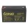 Bleiakku kompatibel HE6V12.7-10 C12S C10S 6V 12Ah AGM Blei 10Ah