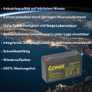 Lead battery compatible ks9-6 ks10-6 eg12-6 6v 12Ah agm...