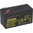 Bleiakku 12V 1,2Ah kompatibel Notstrom Alarm 920001 AGM VdS