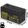 Kung Long WP1.2-12 AGM Akku 12V 1,2Ah – passend für Notstrom Alarm 920001 | VdS-Ausführung