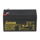 Kung Long WP1.2-12 AGM Akku 12V 1,2Ah – passend für NP 1,2-12 ACL100 | VdS-Ausführung