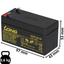 Kung Long WP1.2-12 AGM Akku 12V 1,2Ah – passend...