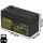 Lead battery 12v 1.2Ah compatible alarm system fleece agm VdS