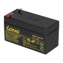 Kung Long WP1.2-12 AGM Akku 12V 1,2Ah – passend für BAT-LEAD-02 | VdS-Ausführung
