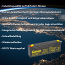 12V 2,2Ah kompatibel Lifter Hebelifter Klemmli AGM VdS