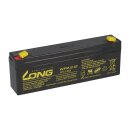 2x Kung Long WP2.2-12 AGM Akku 12V 2,2Ah – passend für OP Tisch Säule Jupiter | VdS-Ausführung
