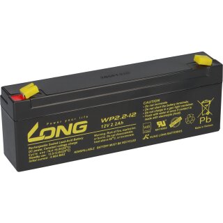 Bleiakku 12V 2,2Ah CP1223 lead acid battery AGM VdS