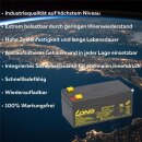 Kung Long WP3.3-12 AGM Akku 12V 3,3Ah – passend für Alarm Brandmeldeanlage | VdS-Ausführung