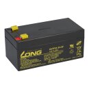 2x Kung Long WP3.3-12 AGM Akku 12V 3,3Ah – passend für Steighilfe Scala Mobil S35 | VdS-Ausführung