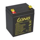 2x Kung Long WP4.5-12 AGM Akku 12V 4,5Ah – passend für Patientenlifter Dualo | VdS-Ausführung