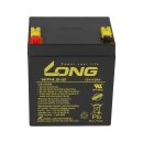 Lead-acid battery 12v 4,5Ah compatible cp1250hy lead fleece agm VdS