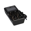 Set 4x cr123a + Xtar vc2 2-slot lithium charger