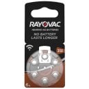 Rayovac Hörgerätebatterie HA312 Hearing Aid, Acoustic 6er...