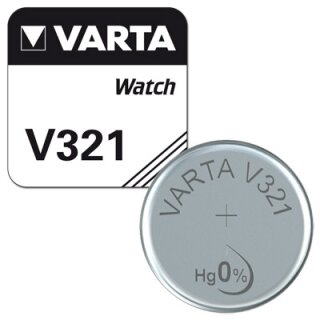 Varta Uhrenbatterie V321 AgO 1,55V SR616SW