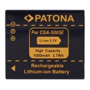 PATONA Akku passend für Fujifilm CGA-S005 FinePix F20 F40fd CGA-S005 NP70 – 3,7 Volt 1000 mAh
