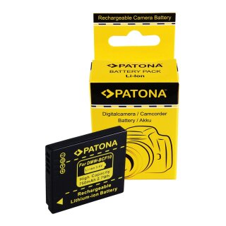 Akku kompatibel Panasonic DMW-BCF10 Lumix DMC-FS7 FS12 FS25 FS42 FS62 FT1 FX40