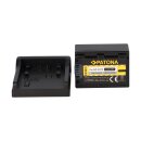 PATONA Akku passend für Sony NP-FH70 DCR DCRDVD110(E) DCR-DVD110(E) DCRDVD150 – 6,8 Volt 1300 mAh