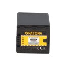 PATONA Akku passend für Panasonic VW-VBN390 HC HCX920M VW-VBN390 HDC HC-X920M – 7,2 Volt 3300 mAh