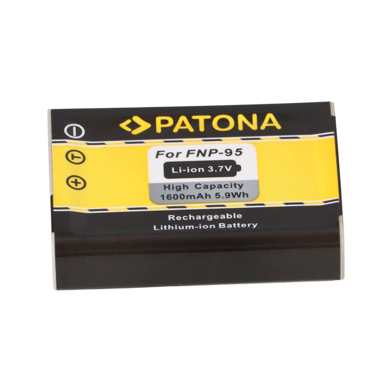 2PCS 3.7V 1800mAh Li-ION NP-95 Batterie Et Chargeur De Rechange Pour