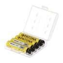 PATONA 4x Akku f. Micro AAA LR3 LR03 900mAh inkl. Box