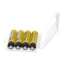 PATONA 4x Wiederaufladbare Zelle für Micro AAA LR3 LR03 900mAh – inkl. Aufbewahrungsbox