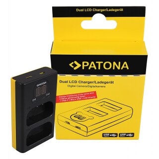 Dual LCD USB Ladegerät f. Panasonic DMW-BLJ31 Lumix DC-S1 DC-S1R DC-S1H
