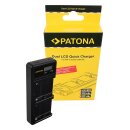 Dual LCD USB Ladegerät f. Sony F550 F750 F970 FM50...