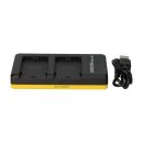 PATONA Dual Schnell Kamera-Akkuladegerät für Sony NP-FZ100 A7 III A7M3 Alpha 7 III A7 R III A7RM3 Alpha 7 R III A9 Alpha 9 FZ100 BC-QZ1 – inkl. Ladekabel