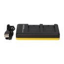 PATONA Dual Schnell-Ladegerät für Sony NP-FZ100 A7 III A7M3 Alpha 7 III A7 R III A7RM3 Alpha 7 R III A9 Alpha 9 FZ100 BC-QZ1 inkl. USB-C Kabel