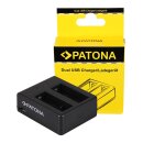 USB Dual Ladegerät f. SJCAM SJ4000 SubTig3 Rollei...