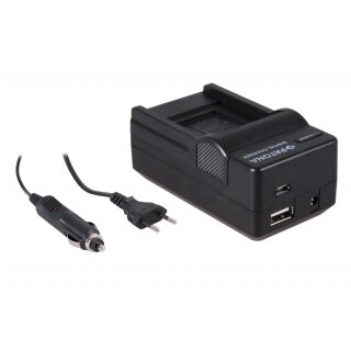 4in1 Ladegerät f. Panasonic CGA-S007 DMC-TZ1 TZ2 TZ3 TZ4 TZ5