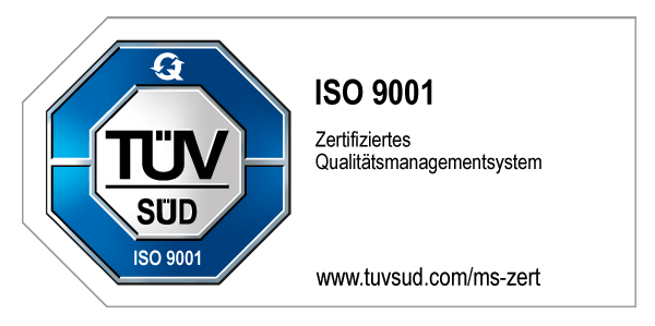 ISO 9001 QM-Zertifikat